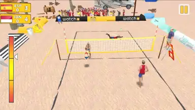 Capture d'écran de Volleyball: Spike Master 6