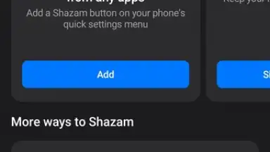 Capture d'écran de Shazam 14