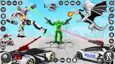 Capture d'écran de Dragon Robot Car Transform 2