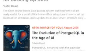 Capture d'écran de Open Source For You 5