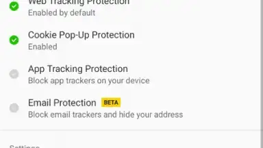 Capture d'écran de DuckDuckGo Private Browser 10