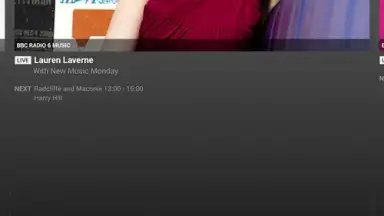 Capture d'écran de BBC iPlayer Radio 14