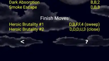 Capture d'écran de Mortal Kombat Moves 8