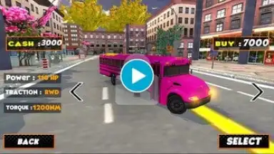 Capture d'écran de School Bus Driving Games 3D 1