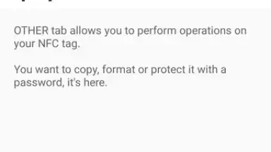 Capture d'écran de NFC Tools 8