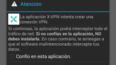 Capture d'écran de X-VPN 7