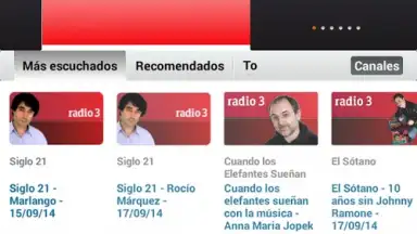 Capture d'écran de RTVE Play 22