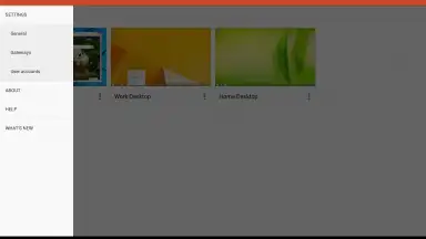 Capture d'écran de Microsoft Remote Desktop Beta 6