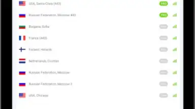 Capture d'écran de VPN servers in Russia 13