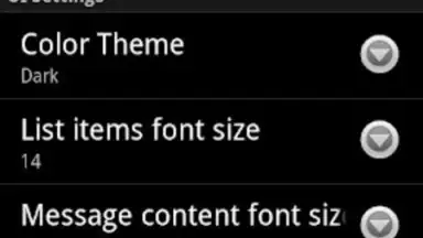Capture d'écran de MailDroid 4