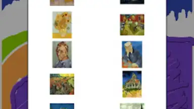 Capture d'écran de Vincent van Gogh Coloring Book 1