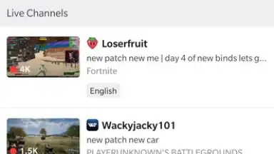 Capture d'écran de Twitch 1