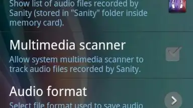 Capture d'écran de Sanity 6