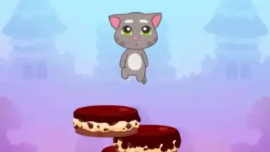 Capture d'écran de Talking Tom Cake Jump 3