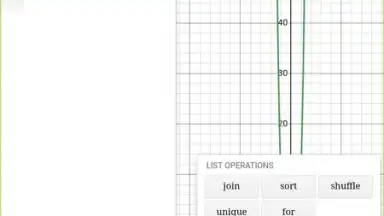 Capture d'écran de Desmos 8