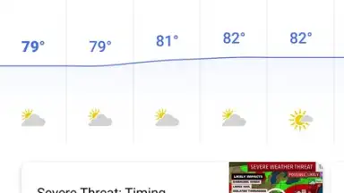 Capture d'écran de The Weather Channel 4