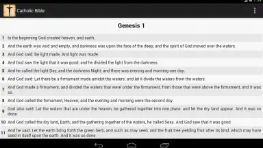Capture d'écran de Catholic Bible 7