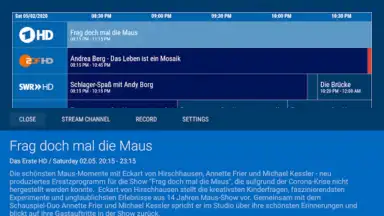 Capture d'écran de dream Player IPTV for Android TV 5