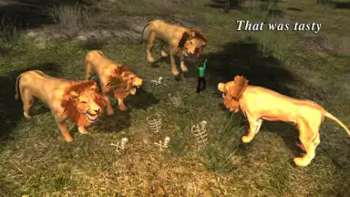 Capture d'écran de Lion 3D Attack 2