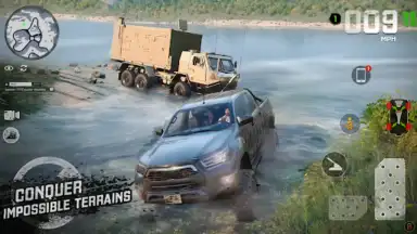 Capture d'écran de offroad SUV jeep 4x4 driving 1