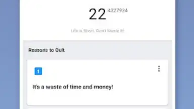 Capture d'écran de Quitzilla: Bad Habit Tracker 2