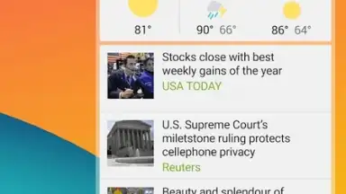 Capture d'écran de Google News and Weather 5