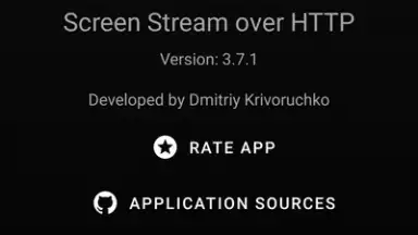 Capture d'écran de Screen Stream over HTTP 2