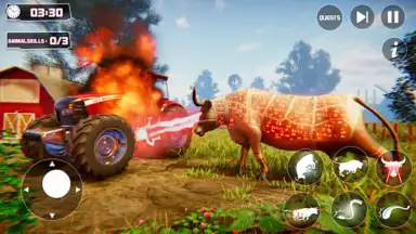 Capture d'écran de Scary Cow Simulator Rampage 3