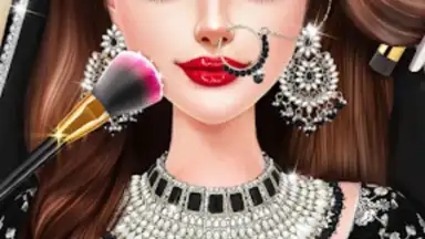 Capture d'écran de Indian Wedding Dress up games 9
