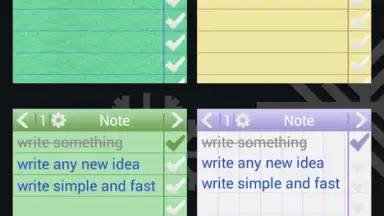 Capture d'écran de Note To Do. Widget 5
