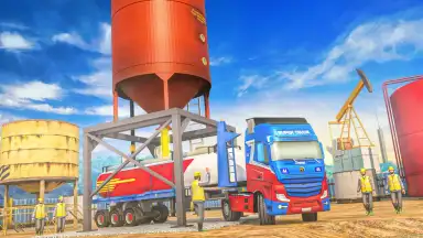 Capture d'écran de Oil Tanker Transport Offroad Truck Driver 4