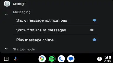 Capture d'écran de Android Auto 6