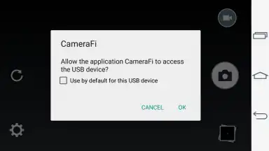 Capture d'écran de CameraFi 4