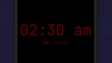 Capture d'écran de Night Clock (Digital Clock) 8