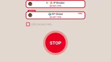 Capture d'écran de BD NET VPN 11