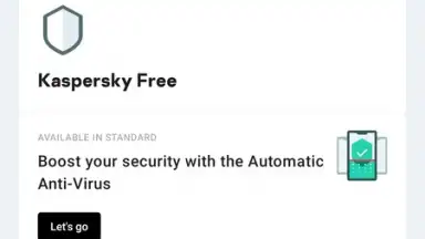 Capture d'écran de Kaspersky Antivirus & VPN 10
