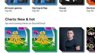 Capture d'écran de SoundCloud 15