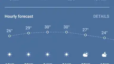 Capture d'écran de Weather Lite 1