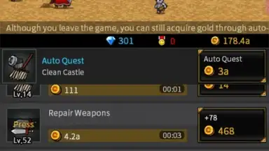 Capture d'écran de Endless Frontier 1
