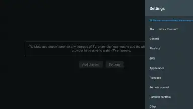 Capture d'écran de TiviMate IPTV Player 3