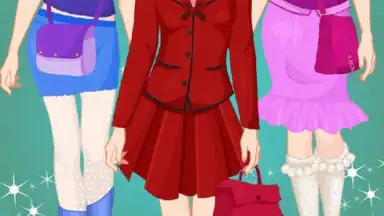Capture d'écran de Princess High School Dress Up 2