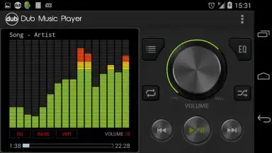 Capture d'écran de Dub Music Player 3