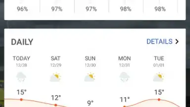 Capture d'écran de Apex Weather 7