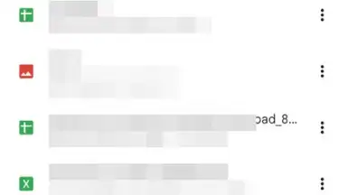 Capture d'écran de Google Drive 4