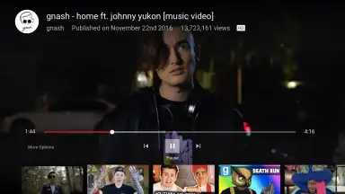 Capture d'écran de YouTube for Android TV 3