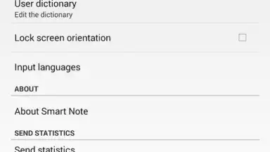 Capture d'écran de MyScript Smart Note 3