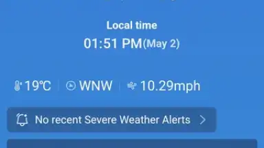 Capture d'écran de Daily Forecast 8