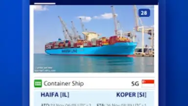 Capture d'écran de MarineTraffic 16