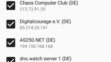 Capture d'écran de DNS66 4