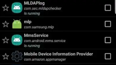 Capture d'écran de Samsung Message service 1